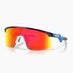 Occhiali da sole da bambino Oakley Resistor matte navy/prizm ruby