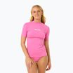 Rip Curl Classic Surf UPF Rashguard donna - Maglia da bagno rosa