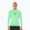 Rip Curl Raw Energy UPF Performance manica lunga da uomo per il nuoto, verde neon