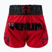 Pantaloncini da allenamento Venum Inferno Muay Thai da uomo rosso/grigio carbone/nero