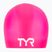 TYR Cuffia in silicone senza rughe rosa