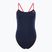 Costume intero donna TYR Hexa Cutoutfit navy/rosso
