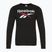 Felpa Reebok Identity Big Logo Fleece Crew uomo nero/bianco/rosso vettoriale