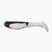 Esca in gomma Relax Hoof 3 Standard 4 pezzi nero/bianco