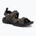 KEEN Targhee III Open Toe sandali da trekking da uomo grigio/nero