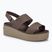 Sandali Crocs Brooklyn Low Wedge donna, fungo/stucco