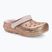 Crocs Classic Clog foderato di glitter oro/rosa infradito per bambini