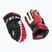 Guanti da hockey CCM JetSpeed FT4 SR nero/rosso/bianco