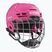 Casco da hockey junior CCM Tacks 70 Combo JR pink