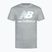 Maglietta New Balance Essentials Stacked Logo da uomo, grigio