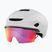 Oakley Aro7 Road casco da bici da strada bianco opaco/prizm