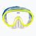 Maschera snorkeling Mares Jelly lime/blu/chiaro per bambini