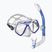 Set da snorkeling Mares Ridley blue/white/clear
