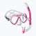 Set da snorkeling Mares Ridley pink/white/clear