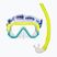 Mares Combo Keewee Junior kit snorkeling per bambini giallo/auqa/chiaro