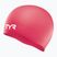 Cuffia TYR senza rughe in silicone corallo