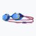 Occhialini da nuoto donna TYR Blackops 140 Ev Racing Specchiati blu/corallo