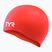 Cuffia da nuoto TYR Wrinkle Free Silicone bright red