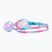 Occhialini da nuoto per bambini TYR Swimple Tie Dye Mirrored pink/blue
