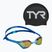 Occhialini da nuoto TYR Tracer-X Elite Racing Mirrored blue/turquoise