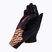Guanti da ciclismo Dakine Covert ocra a righe/port da donna