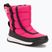 Sorel Outh Whitney II Puffy Mid stivali da neve per bambini rosa cactus/nero