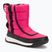 Sorel Outh Whitney II Puffy Mid junior stivali da neve rosa cactus/nero