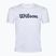 Maglietta da tennis da uomo Wilson Team Graphic bianco brillante script