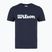 Maglietta da tennis da donna Wilson Team Graphic Script W classic navy script