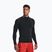 Under Armour uomo manica lunga HG Armour Comp Mock nero/bianco per allenamento