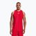 Under Armour Baseline Cotton Tank maglia da basket da uomo rosso/nero