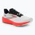 Brooks Launch 10 scarpe da corsa da uomo bianco/nero/corallo rosso