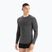 Maglia termica a maniche lunghe da uomo icebreaker Merino 150 Anatomica Crewe jet heather