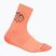 Calze da trekking Icebreaker da donna Life Fine Gauge Crew IB Logo Reflections tang/graphite