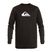 Quiksilver Solid Streak Uomo manica lunga da nuoto nero