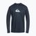 Uomo Quiksilver Solid Streak blazer navy/bianco manica lunga da nuoto