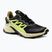 Scarpe da corsa da uomo Salomon Supercross 4 GTX nero/verde chiaro/acido lime