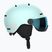 Casco da sci per bambini Salomon Orka Visor bleached aqua