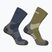 Salomon X Ultra Access Crew 2 paia di calzini in gothic olive/grisaglia
