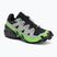 Scarpe da corsa da uomo Salomon Speedcross 6 GTX black/alloy/green gecko