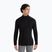 Uomo Icebreaker Merino 200 Oasis Half Zip termico a maniche lunghe nero
