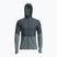 Icebreaker Merino 200 RealFleece Descender Zip Hoodie Uomo abisso/blu cenere/nero