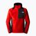 Giacca softshell da uomo The North Face AO Softshell Hoodie rosso fuoco/grigio asfalto/nero