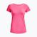 Maglietta da allenamento Under Armour HG Armour donna rosa punk/argento metallico