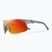Occhiali da sole Nike Show X1 grigio lupo lucido/arancio a specchio
