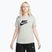 Maglietta Nike Sportswear Club Essentials Logo donna grigio scuro erica/nero
