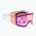 Occhiali da sci da donna Giro Ella white bliss/rose gold/infrared