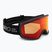 Maschera da sci Giro Cruz black tan stacked/amber scarlet