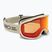 Maschera da sci Giro Cruz stone stacked/amber scarlet