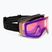 Maschera da sci da donna Giro Ella black rails/vivid rose gold/vivid infrared